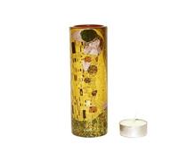 Porte-bougie cylindrique le baiser de Klimt