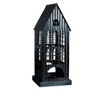 Porte-Bougie de Noël | Décor De Vacances en Métal Creux - Porte-Bougie Pilier De Fête | pour Appartement Salle à Manger Chambre Bureau Porche Coiffeuse Table de Chevet Cheminée