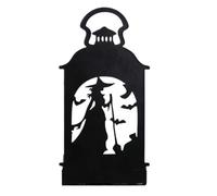 Porte-Bougie Halloween Décoratif Vintage Et Effrayant en Fer Stable