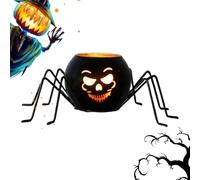 Porte-Bougie Halloween | Décoration Araignée Et pour Halloween,Porte-Bougie d'Intérieur - pour Propriétaires Appartement Salle à Manger Chambre Bureau Organisateur d'Événements Porche Jardin
