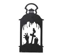 Porte-Bougie Halloween Sorcière en Fer décorative réutilisable Vintage