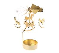 Porte-bougie rotatif en métal pour décoration de table de mariage, maison, bougies d'arbre de Noël, tables de salon, support en fil métallique