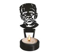 Porte-Bougie Silhouette D’Horreur | Bougeoir Artistique De Projection Lumineuse Pour Intérieur, Décoration D’Ambiance De Fête, Salle, Restaurant, Maison, Accessoire Anti-Déformation Créatif Et