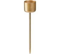 Porte-bougies à tige or mat à piquer Ø22mm H10,5cm 12er Set
