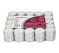 Porte-bougies sans parfum BISPOL NIGHT LIGHTS PREMIUM 50 pcs.