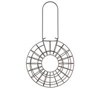 Porte-boule de graisse ø 24 × 8 cm noir