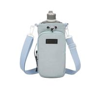 Porte-bouteille avec sangle - Sac isotherme avec bandoulière réglable - Sac pour bouteille d'eau pour sports de plein air pour la randonnée, le camping, le cyclisme et les voyages - Pour homme et