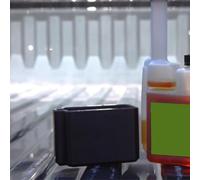 Porte-bouteille d'additif de carburant pour camions - Porte-gobelet magnétique robuste pour bouteilles à long goulot 12 x 8 x 7 cm noir compatible avec les additifs de carburant en métal pour lits de