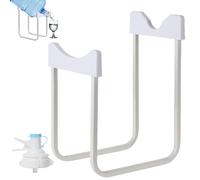 Porte-bouteille de gallon - Support de support en métal, valve de distribution anti-fuite, buse de sortie de 55 mm | Porte-bouteille d'eau inversé pour le camping en plein air plan de travail de