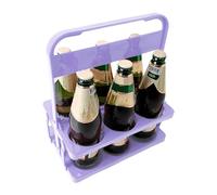 Porte-bouteille de lait, porte-bouteille de bière pour pique-nique, barbecue, restauration, porte-bouteille portatif pour, caravane, camping, plateau à boissons avec poignée, porte-bicch