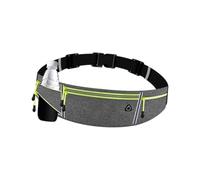 Porte-bouteille de poche pour téléphone, Gris tempérament, Beauté de masse | Pochette pour bouteille d'eau, profil bas, rangement de téléphone pour promeneurs, sangle réglable pour un transport