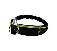 Porte-bouteille de poche pour téléphone, Noir , Beauté de masse | Pochette pour bouteille d'eau, profil bas, rangement de téléphone pour promeneurs, sangle réglable pour un transport