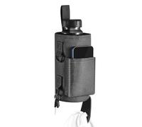 Porte-bouteille de sport résistant à la déchirure avec attache en tissu 900D et sangles de transport confortables pour homme, gris, Beauté de masse