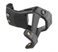 Porte-bouteille de vélo, ABS avec écrous en cuivre, installation rapide pour tige de selle de VTT, double support d'extension de cage à eau, noir