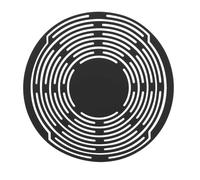 Porte-bouteille de vin de protection portable, 18 x 18 cm, support de vin avec support de préhension, enveloppe en silicone souple absorbant les chocs, accessoire de table avec un look minimaliste