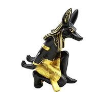 Porte-bouteille de vin en résine - Décoration de cuisine (dieu Anubis)