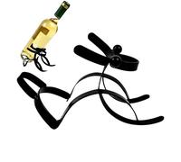 Porte-bouteille de vin | Étagère abstraite en forme de chien pour comptoir | Présentoir à vin, pour la maison, la cuisine, le salon, le bar, l'armoire, le garde-manger, la fête et