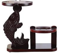 Porte-bouteille de vin mural en bois massif sculpté de poisson, support de bouteille de vin tendance, étagère à vin adaptée pour cadeaux de mariage, décoration de la maison, petit casier à vin