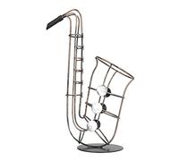 Porte-Bouteille de Vin, Saxophone StandingTabletop Bas-Wine-Backs, Porte-Bouteille Créative en Métal pour Cuisine à la Maison