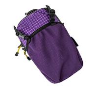 Porte-bouteille d'eau avec sangle et compartiment pour téléphone portable | Porte-bouteille de sport | Sac banane | Sac de sport incassable pour voiture, camping, sport, gym, voyage et vélo, pourpre