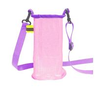 Porte-bouteille d'eau avec sangle, étui pour bouteille d'eau, filet de nylon avec bandoulière, housse de bouteille d'eau universelle isolée, porte-tasse de thé au lait, étui de protection, Manches de
