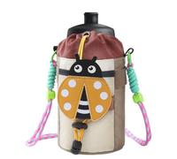Porte-bouteille d'eau avec sangle, porte-bouteille d'eau, porte-bouteille d'eau de dessin animé avec poche pour téléphone portable, sangle réglable, porte-gobelet portable et étanche, 1,4 l, pour