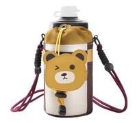 Porte-Bouteille d'eau avec Sangle, Porte-Bouteille d'eau, Sac à bandoulière pour Bouteilles d'eau, Sangle réglable, Poche latérale pour téléphone Portable, Sac étanche de 1,4 l, d, Voir