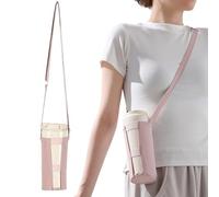 Porte-bouteille d'eau avec sangle, sac de plage et de sport pour la randonnée - Lanière de rangement portable et légère pour le camping, la gym, la randonnée, rose, Refer to description, Unisexe