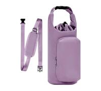 Porte-bouteille d'eau avec sangle | Sac isotherme réglable avec cordon de serrage avec poche | Pour sac à dos, bagages, gym, sport, randonnée, plein air, plage, bureau, école, voiture, croisière