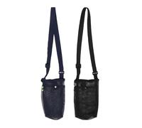 Porte-bouteille d'eau, bandoulière réglable, poche en filet, bretelles pour randonnée, sports de plein air, 2 pièces en filet de nylon