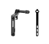 Porte-bouteille d'eau de vélo avec support de caméra d'action, cage double fonction en alliage d'aluminium pour vélo, compatible avec et autres caméras (noir)