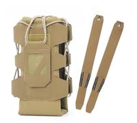 Porte-Bouteille d'eau D'extérieur Molle Ouvert sur Le Dessus, Pochette Tactique Réglable pour Sac à Dos, en Nylon 500D(Color-7)