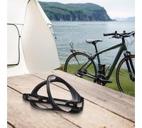 Porte-bouteille d'eau en plastique avec design moulé profilé, léger et vis de montage incluses (rouge)