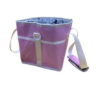 Porte-bouteille d'eau : housse d'hydratation de haute capacité, housse isolée, sangle réglable, portable | Sac à bandoulière pour randonnée, sport, promenade, voyage, gym, rose, referencia a la