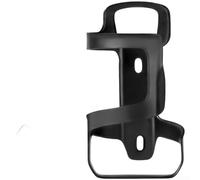 Porte-bouteille d'eau léger en fibre de carbone avec côté pour un accès pour le cyclisme, ajustement sécurisé pour bouteilles standard jusqu'à 75 mm, noir (gauche)