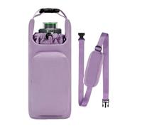 Porte-bouteille d'eau pour la marche, cordon de serrage réglable avec poche, porte-bouteille d'eau | pour salle de sport, randonnée, voyage, plein air, plage, bureau, école, voiture, croisière, marche