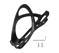 Porte-bouteille d'eau pour vélo de montagne avec design moulé profilé, plastique léger, compatible avec les bouteilles de moins de 7 à 1 cm de diamètre (noir)