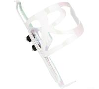 Porte-bouteille d'eau pour vélo en aluminium compatible avec les vélos de route pour VTT, cyclo-cross, compatible avec bouteilles rondes standard (blanc coloré)