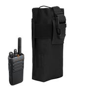 Porte-bouteille d'eau, sac de transport pour bouteille d'eau, sac de transport multifonctionnel pour talkie-walkie, support radio pour la course à pied, le cyclisme, Noir , Refer to description,