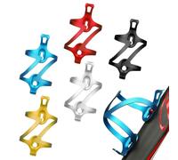 Porte-bouteille d'eau spécifique pour vélo de route fabriqué en alliage d'aluminium léger avec bras de montage courbés de précision (rouge)