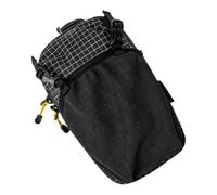 Porte-bouteille d'eau : support de boisson multifonction avec poche mobile, manche rigide et indéchirable | Étui de transport pratique pour les voyages à vélo, la gym, les voyages, le sport, noir