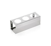 Porte bouteille en Acier au nickel chrome L 325 mm l 110 mm H 120 mm Ø 75 mm