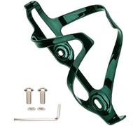 Porte-bouteille en alliage d'aluminium pour une stabilité efficace sur les VTT et les vélos de route avec trou de montage de 65 mm de distance (vert foncé)