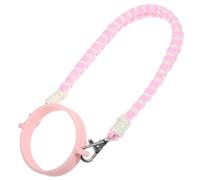 Porte-Bouteille en Bandoulière Rose, Sangle Coton Silicone pour Bouteille | Pratique et Décoratif, Facile à Nettoyer, Ne Se Déforme Pas, pour Bouteille D'eau ou Plastique