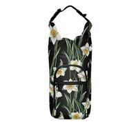 Porte-bouteille isotherme vintage Narcisse noir pour la marche, porte-bouteille d'eau isotherme pour bouteilles d'eau de 50/61/81/1,2 l