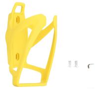 Porte-bouteille léger pour vélo avec points de contact en caoutchouc et profil élégant pour un look minimaliste (jaune)