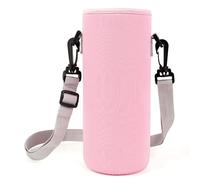 Porte-Bouteille Linkidea avec Sangle Compatible avec la Collection Simple Modern Summit 40 oz, Hydro Flask à Large Ouverture, Porte-Bouteille avec bandoulière (Rose)