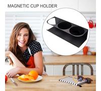 Porte-Bouteille Magnétique - Support De 3,94 Pouces | Fer Magnétque - Organisateur De Bouteilles De Boisson À Montage Latéral pour Réfrigérateur en Fer Fixation Magnétique Forte pour Le Range