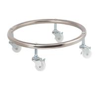 Porte-bouteille mobile - Porte-bouteille mobile, plateau fixe pour réservoir | espace de stockage fixe mobile, support stable pour réservoir avec étagère fixe, étagère fixe sécurisée pour bouteille