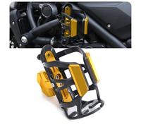Porte Bouteille Moto pour Benelli BN 302S BN 300, Réglable Rotatif Support de Boisson, Guidon-Bouteille Moto Accessoires,Gold